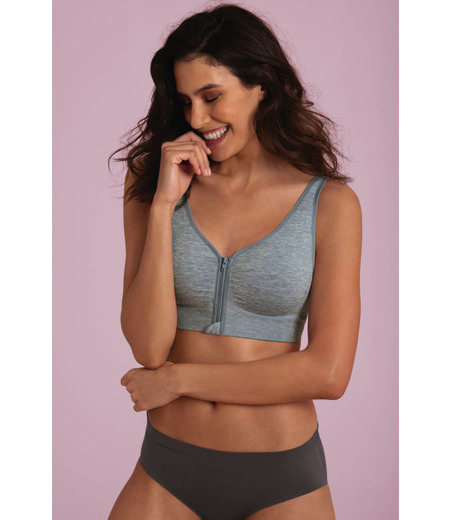 Anita Lynn Bralette met rits Grey Melange 5738X