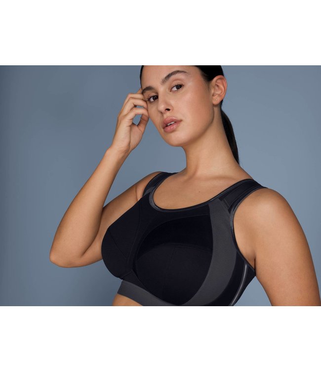 Anita Sport Bh zonder beugel Extreme Control Plus Zwart/Atraciet 5567