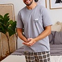 Pyjama voor heren To Do List Grijs PMB.5153
