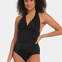Shaping Halter Swimsuit Zwart 65HS/100