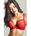 Panache Ana Plunge Bh Salsa Red 9396