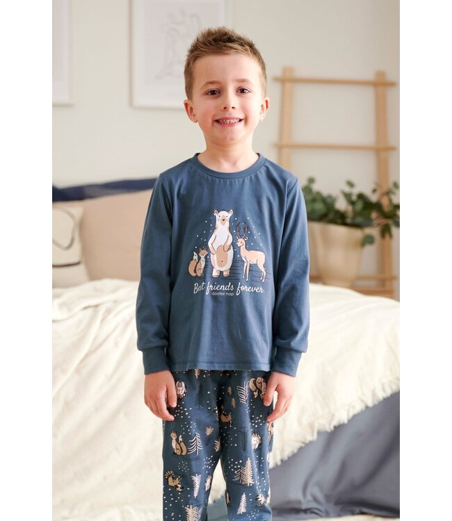 Doctor Nap Pyjama voor kinderen Best Friends Deep Blue PDU.4324