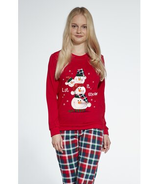 Cornette Pyjama voor meisjes Snowman 2 954/172 592/172