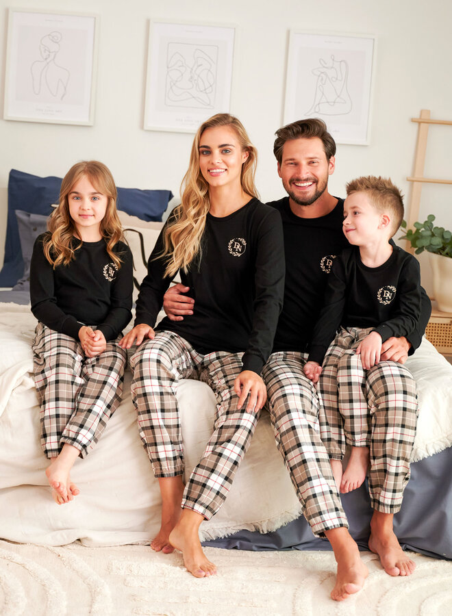 Familie Pyjama voor kinderen DN Zwart PDU.5214