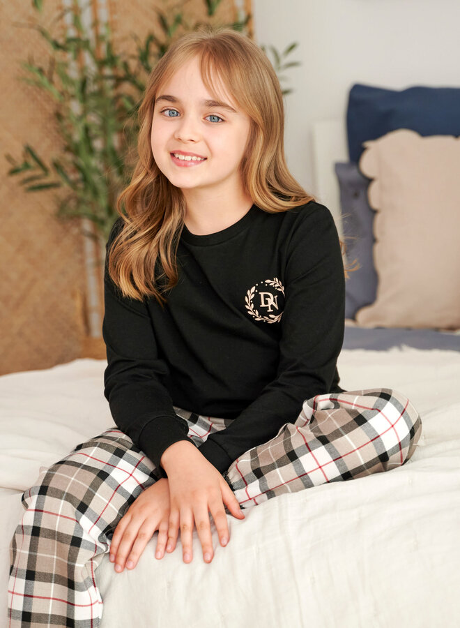 Familie Pyjama voor kinderen DN Zwart PDU.5214