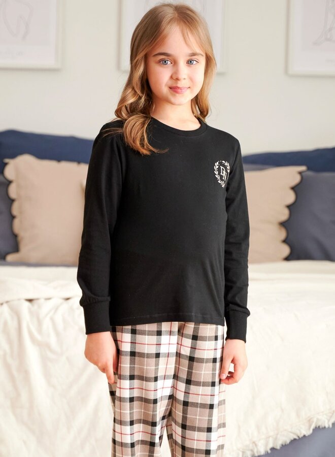 Familie Pyjama voor kinderen DN Zwart PDU.5214