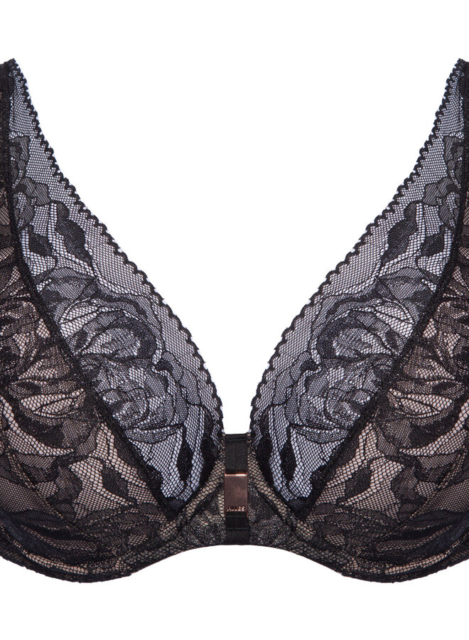 Frozen Bralette Zwart M  Plus