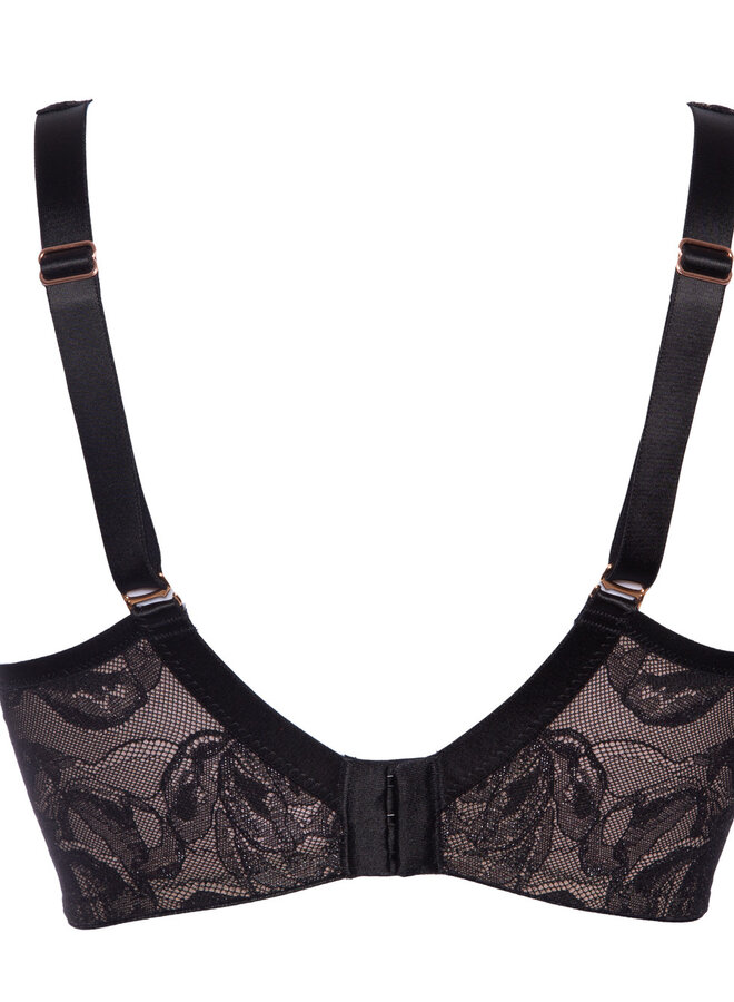 Frozen Bralette Zwart M  Plus