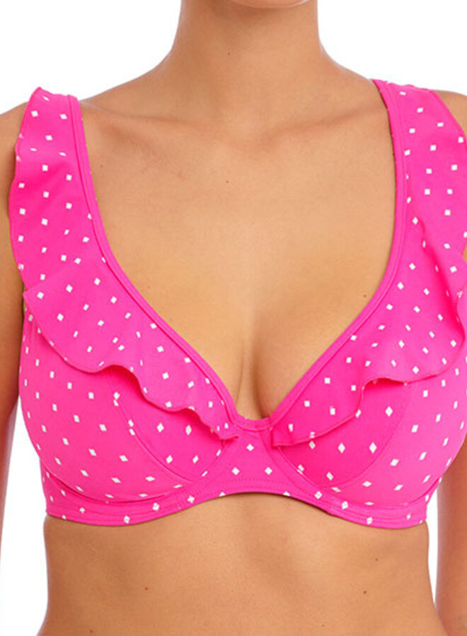 Bikini Top Jewel Cove High Apex Raspberry  AS7230