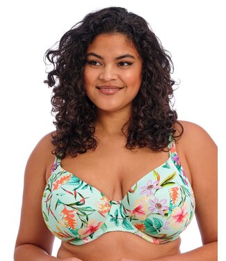 Elomi Swim Bikini Top Sunshine Cove Aqua ES801802