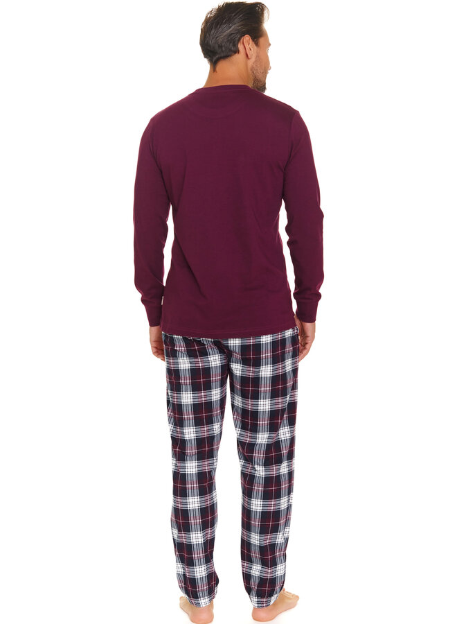 Familie Pyjama voor papa Together Burgundy PMB.7101