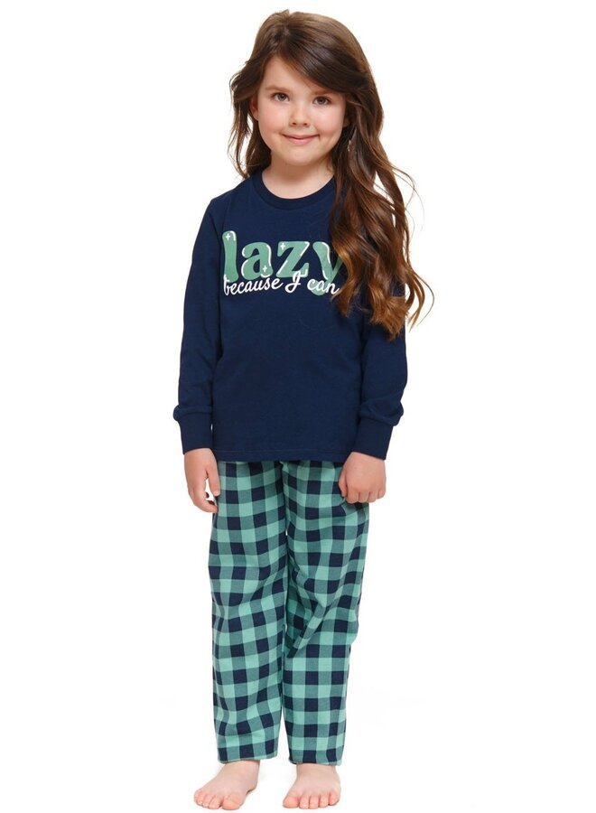 Familie Pyjama voor kinderen Lazy Navy Blue PDU.5261