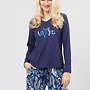 Pyjama Katoen Blauw LNS 783