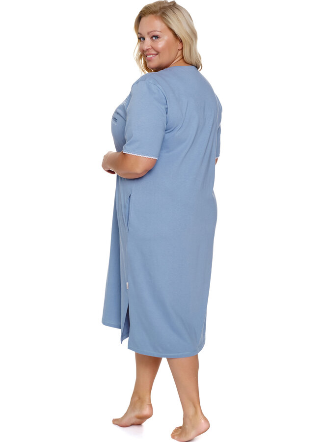 Nachthemdje Plus Size Sky Blue TB.7263