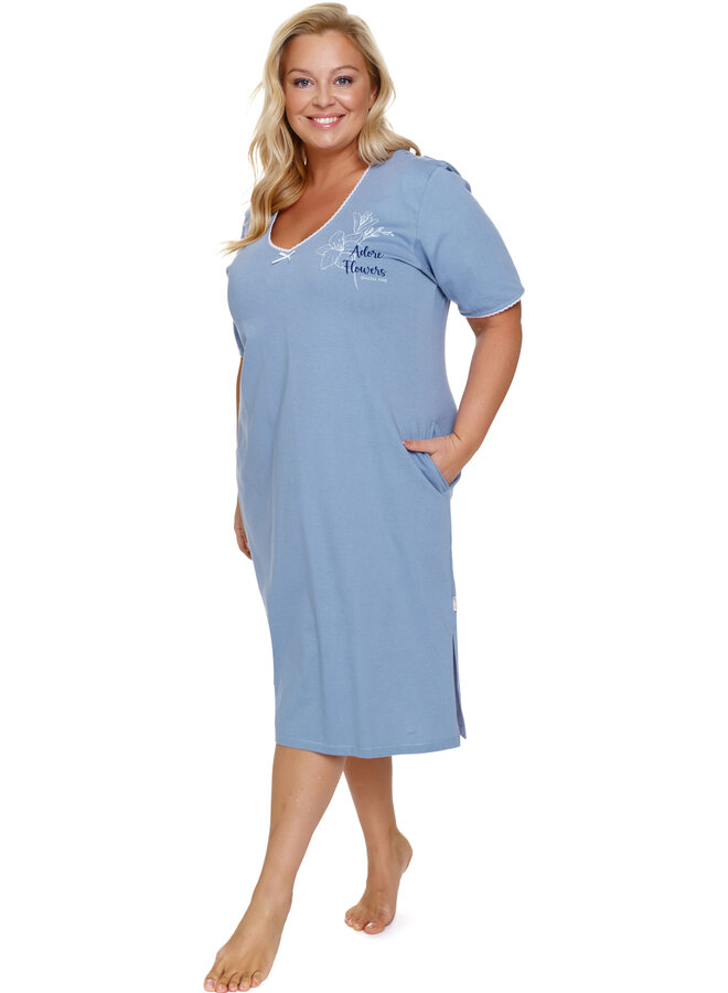 Nachthemdje Plus Size Sky Blue TB.7263