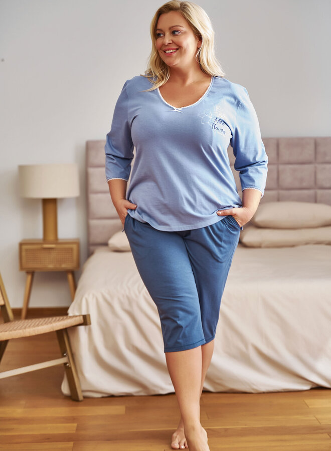 Pyjama Plus Size Sky Blue PB.7262