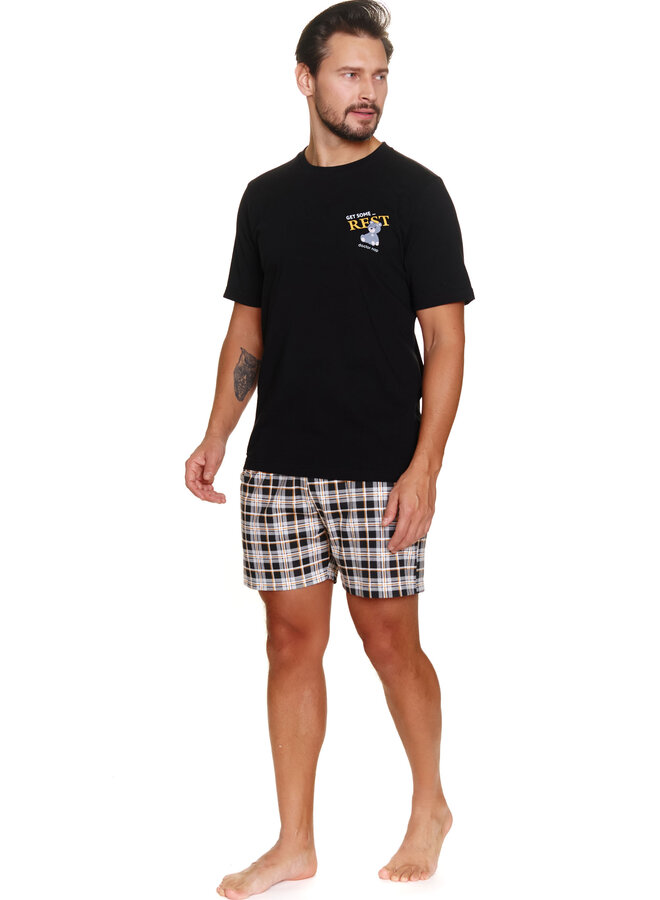 Pyjama voor heren Rust Zwart PMB.7231