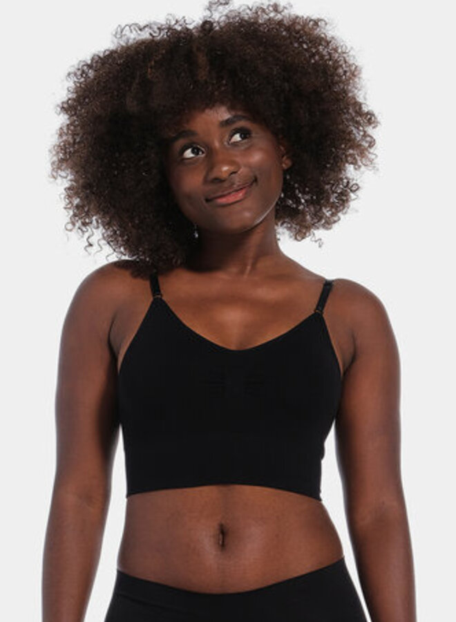 Bralette met Lage Rug Zwart 40BA/100