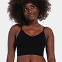 Bralette met Lage Rug Zwart 40BA/100
