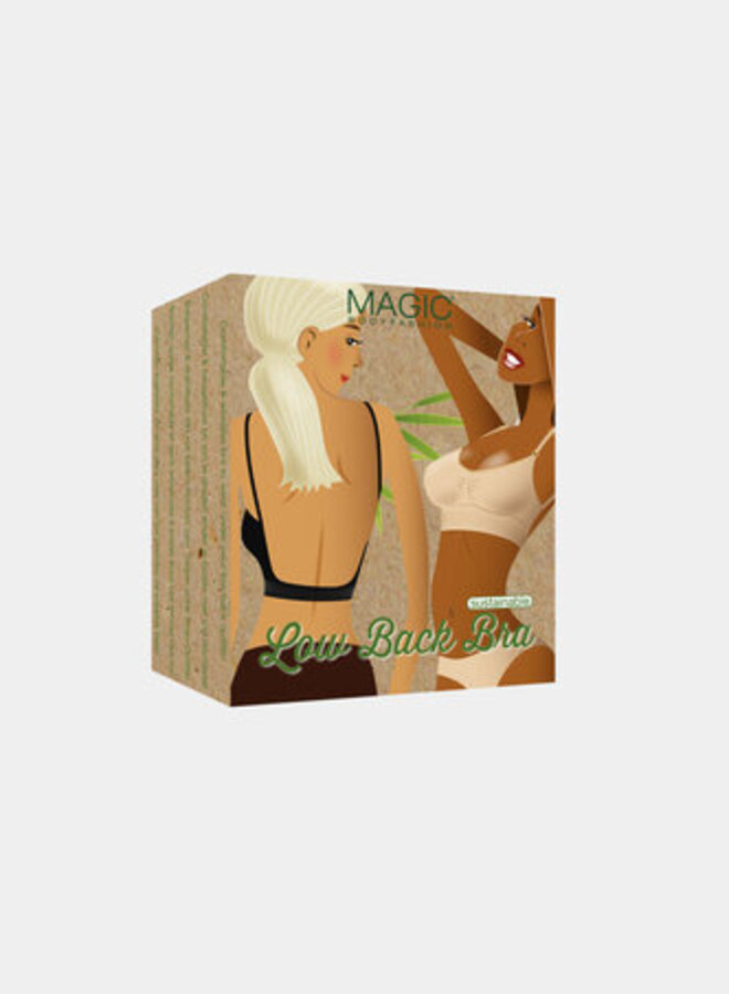 Bralette met Lage Rug Zwart 40BA/100