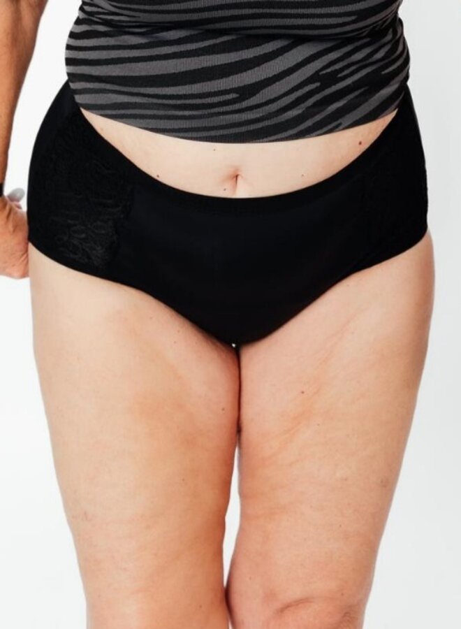 Menstruatie Slip Polly 25 ml Zwart