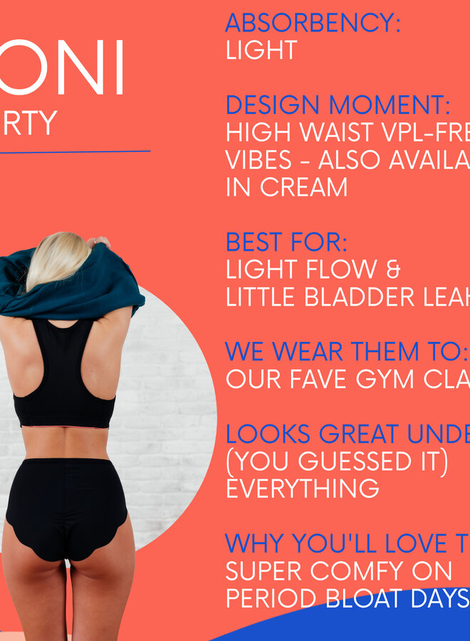 Menstruatie Slip Coni 10 ml Zwart