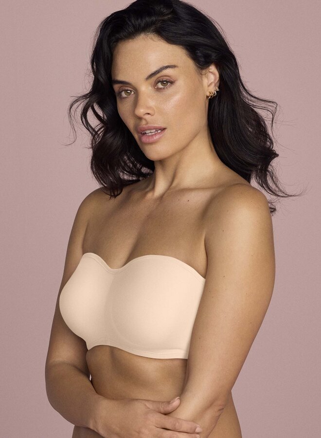 Accord Niet-Voorgevoormde Strapless Bh  Frappe WE600415