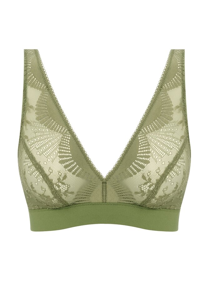 Sensu Lace Bralette  Silk Green WE601203