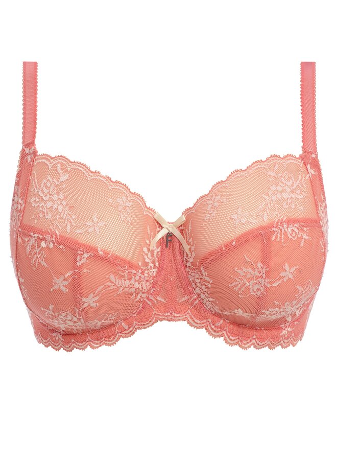 Offbeat Side Support Bh Sunset Coral  AA402501