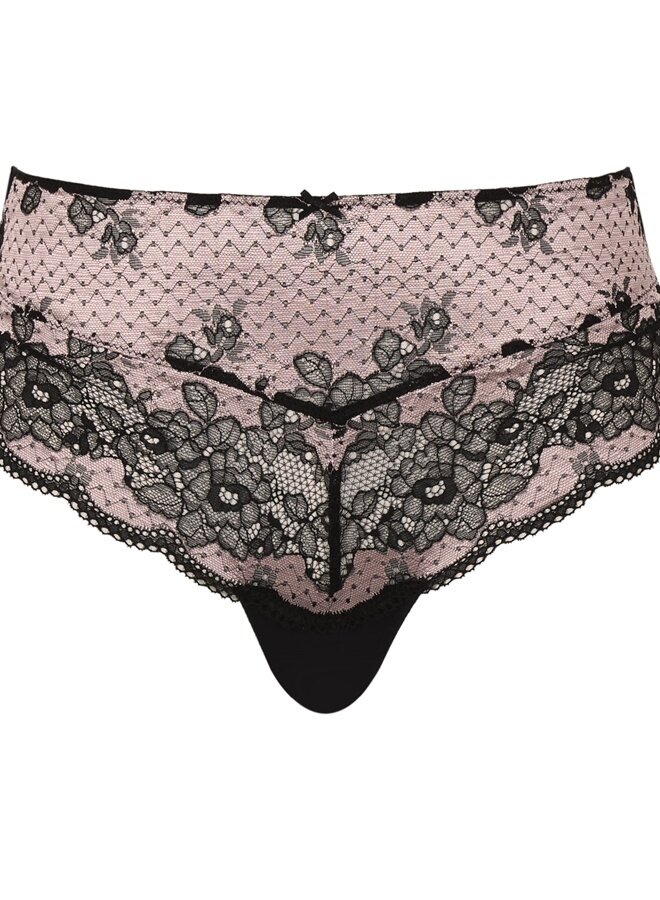 Hoge Slip Clara Black/Pink 7258