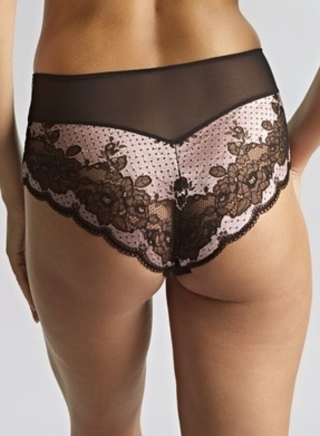 Hoge Slip Clara Black/Pink 7258