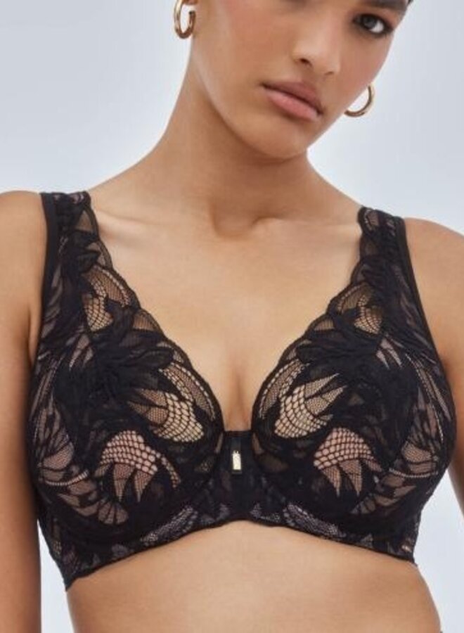 Boudoir Bralette Zwart M