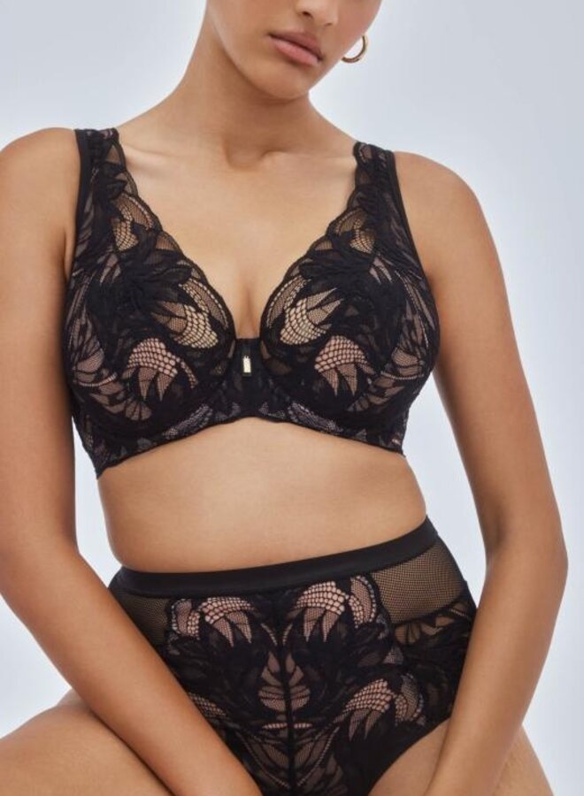 Boudoir Bralette Zwart M