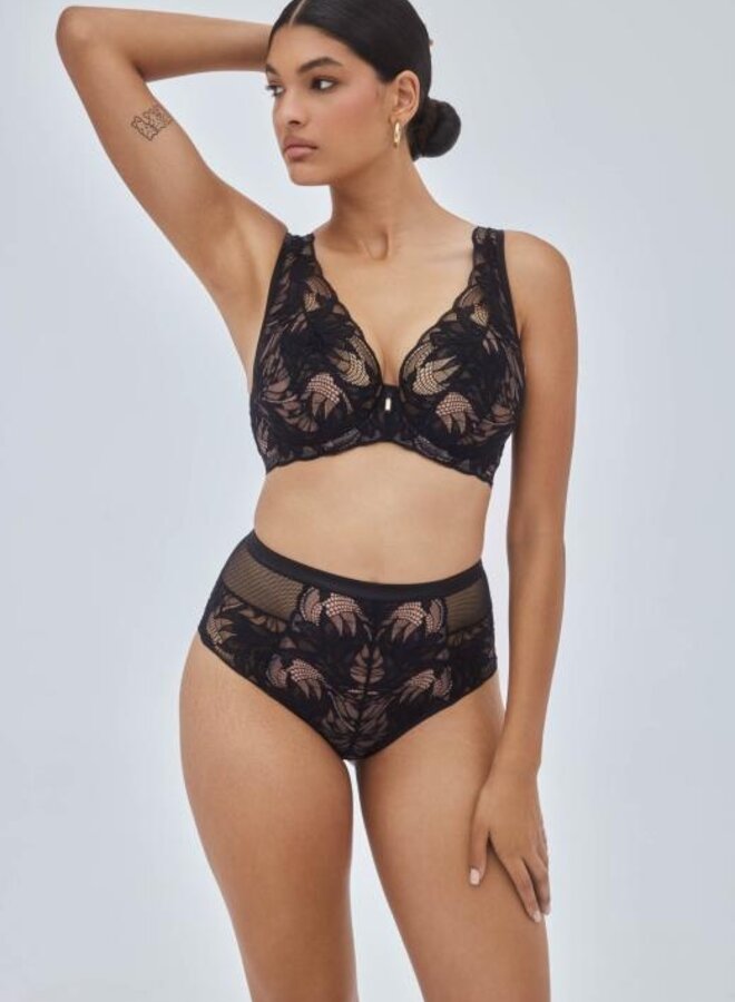 Boudoir Bralette Zwart M