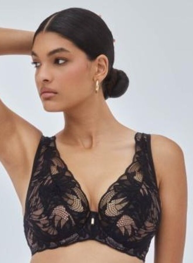Boudoir Bralette Zwart M