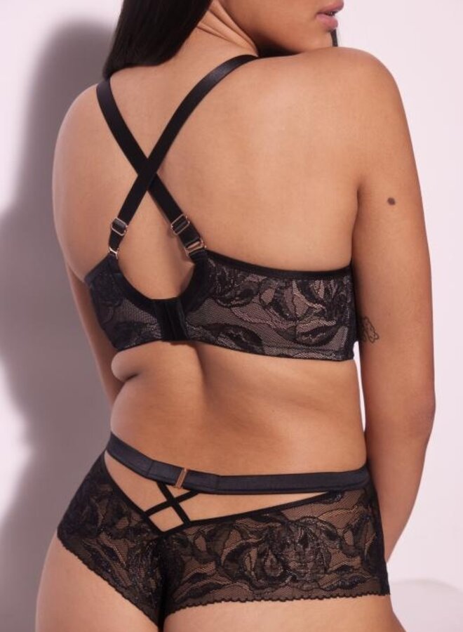 Frozen Bralette Zwart M  Plus