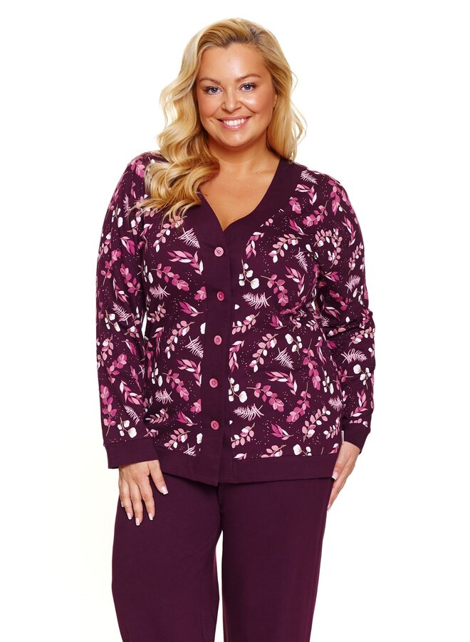 Pyjama Plus Size Burgundy PB.7320