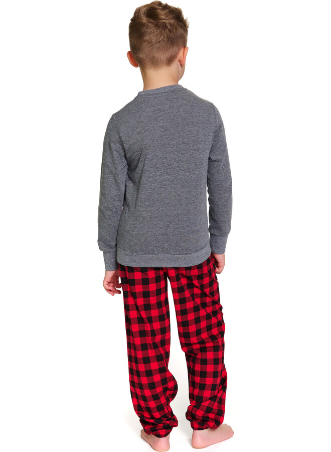 Familie Pyjama voor kinderen Donker Grijs PDU.7345