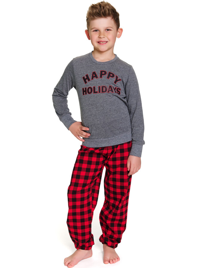 Familie Pyjama voor kinderen Donker Grijs PDU.7345