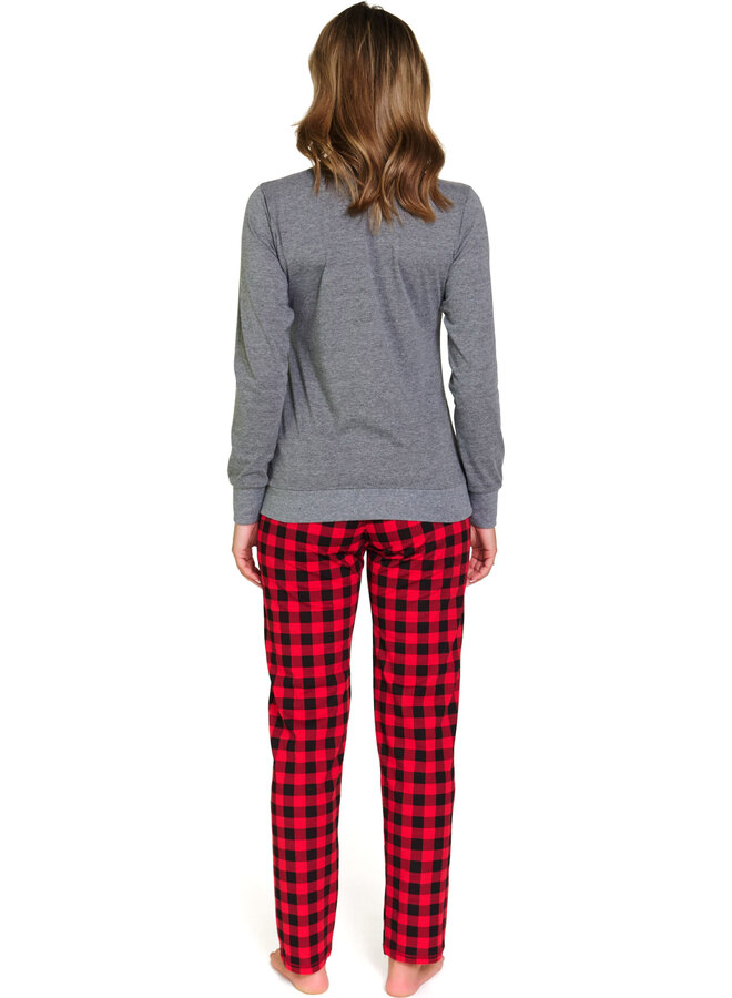 Familie Pyjama voor mama Donker Grijs PM.7343