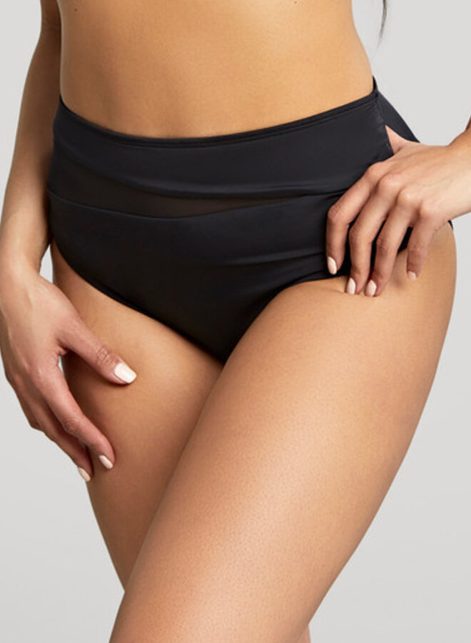 Bikini Slip Serenity Midi Zwart SW1567