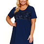 Nachthemdje Plus Size Navy TB.7329