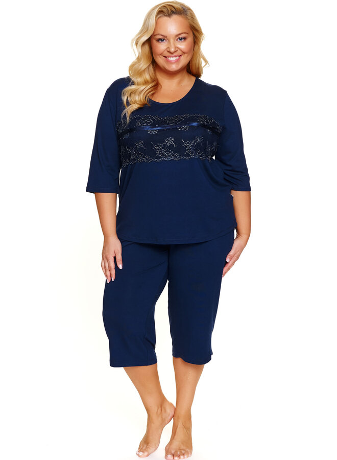 Pyjama Plus Size Navy PB.7330