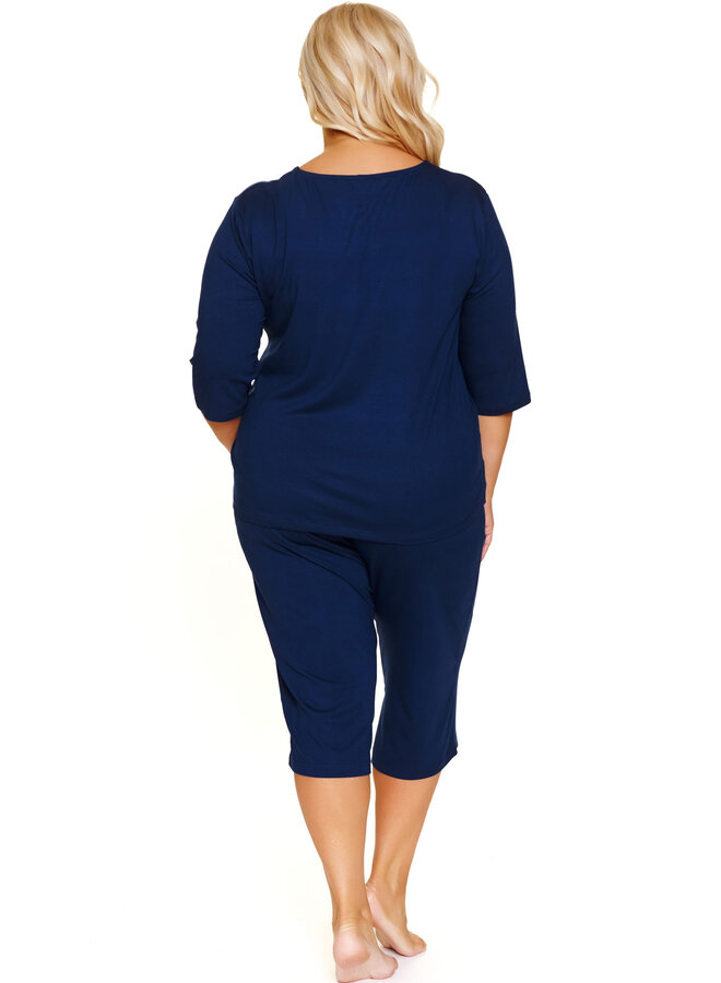 Pyjama Plus Size Navy PB.7330