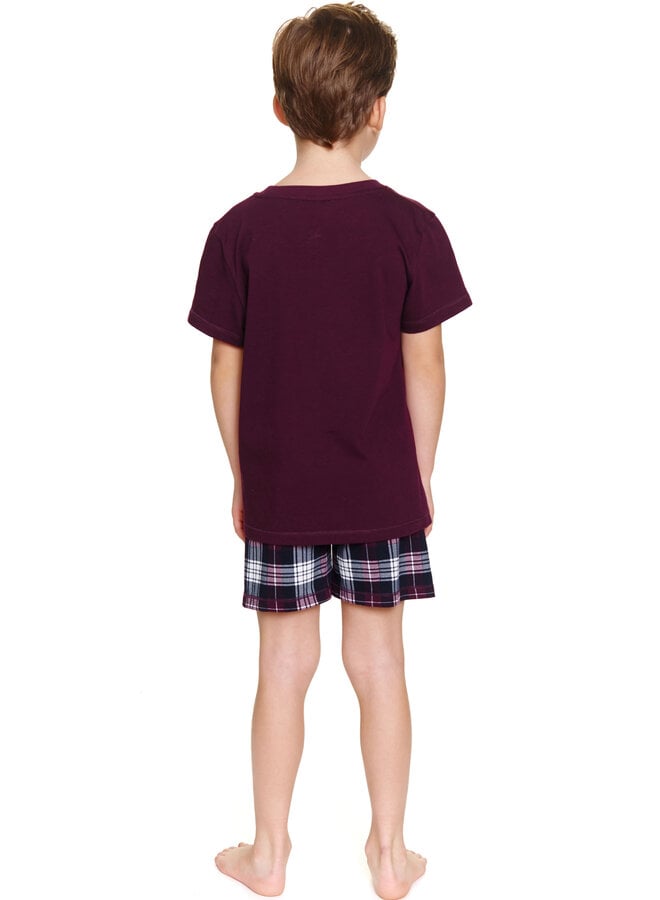 Pyjama voor kinderen Chill Burgundy PDU.7202