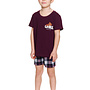 Pyjama voor kinderen Chill Burgundy PDU.7202