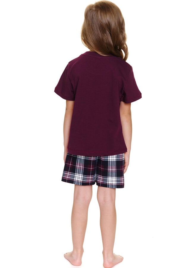 Pyjama voor kinderen Chill Burgundy PDU.7202