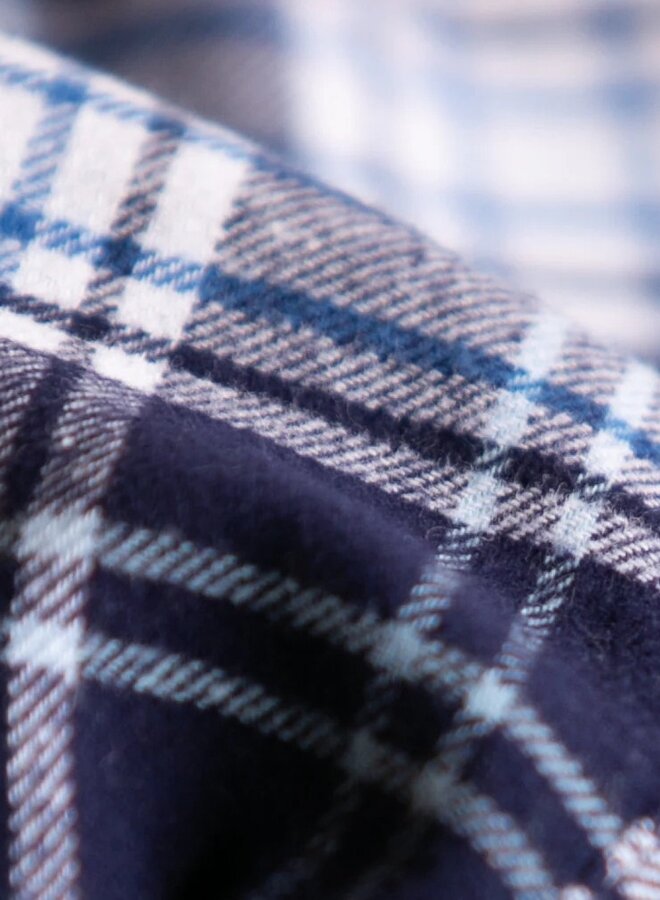 Pyjama voor heren Flanel Blauw MNS 411