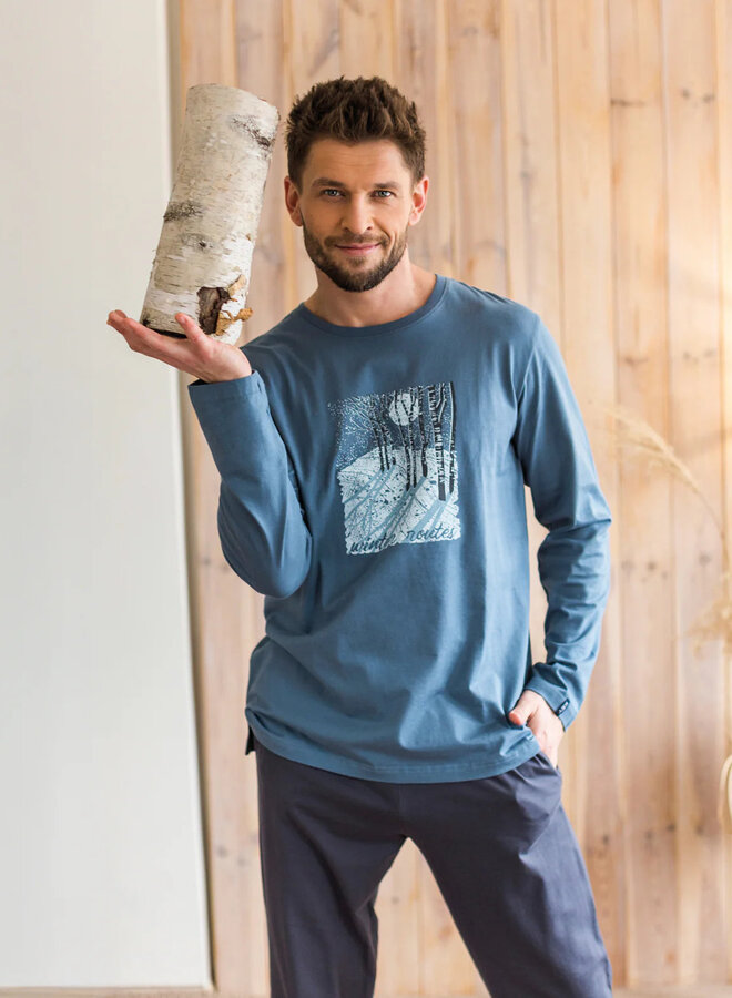 Pyjama voor heren Grijs MNS 627