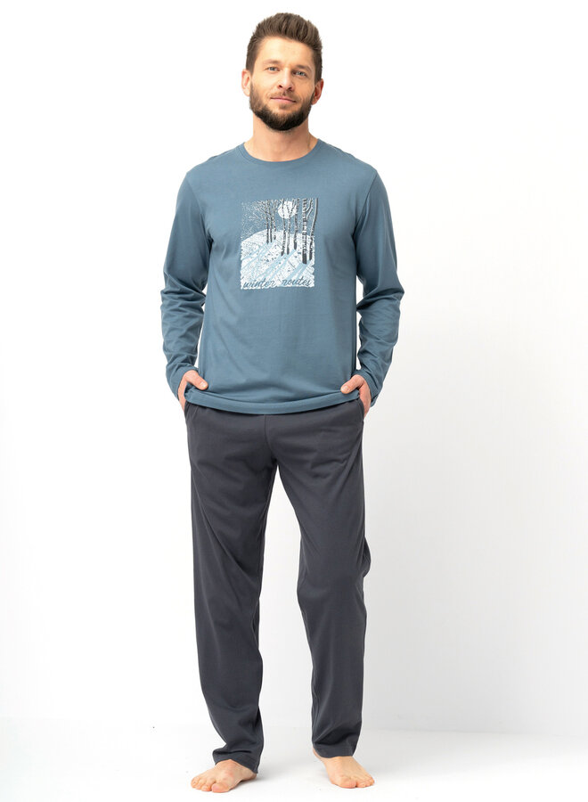 Pyjama voor heren Grijs MNS 627